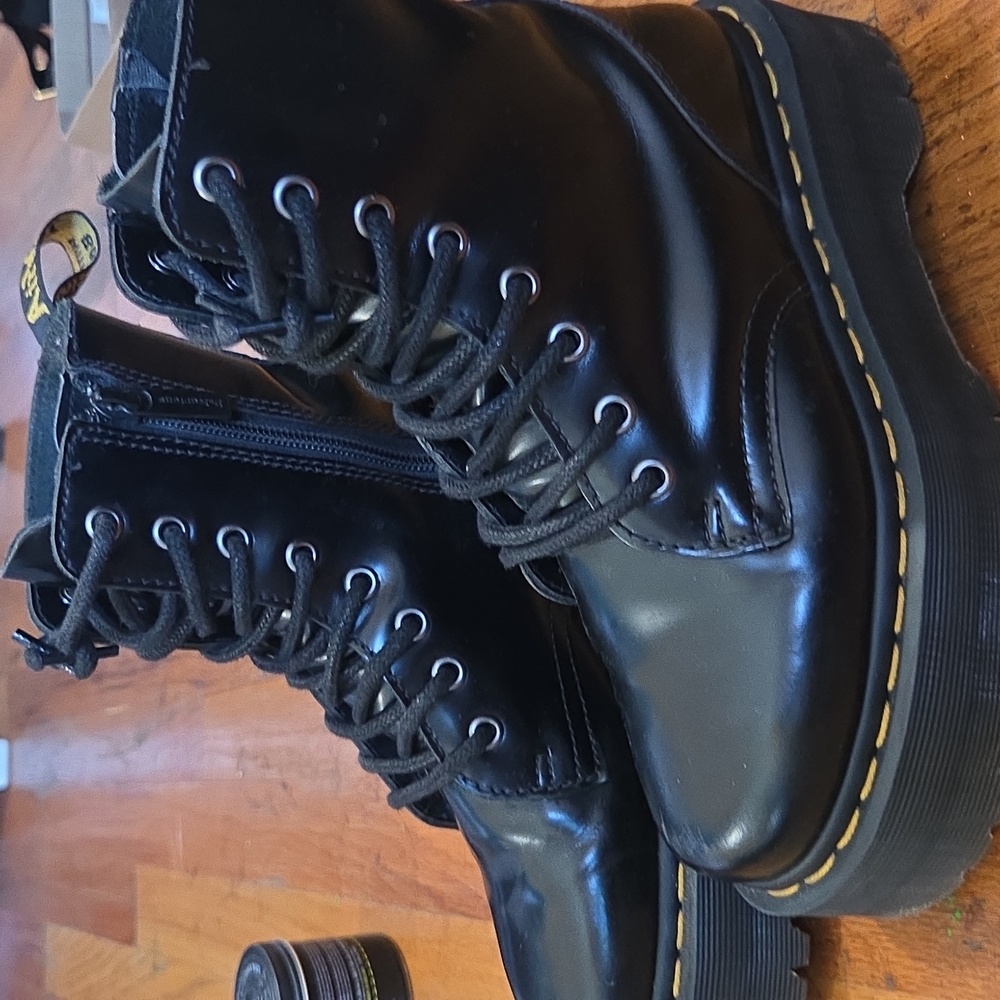 Dr. Martens Black Lace Up Boots